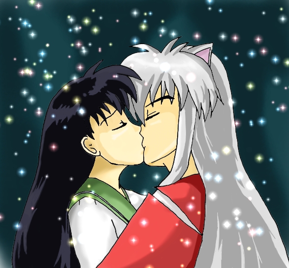 Inuyasha a Kagome-kiss2.jpg